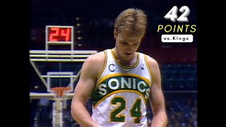 Sonics vs Kings 12171987 Highlights – Tom Chambers 42 Points [upl. by Naomi]