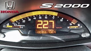 Honda S2000 ACCELERATION 0227 kmh 9000 RPM by AutoTopNL [upl. by Olfe93]