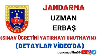 Jandarma UZMAN Erbaş başvuru ücreti NASIL yatırılır [upl. by Hsan]