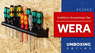 Wera Kraftform Family Screwdrivers Set  05051010001 UNBOXING [upl. by Erasmus]