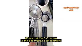 Review 51mm Portafilter for Delonghi ECP3420 EC155 BCO430 EC260 51mm Bottomless Portafilter [upl. by Yarrum]