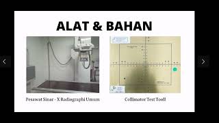 Uji Kolimasi dan Iluminasi pada Pesawat Sinar  X Radiografi Umum [upl. by Pelletier]