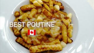 HOW TO MAKE POUTINE 🇨🇦 FRENCH FRIES GRAVY amp CHEESE CURD  CANADIAN CLASSIC  ROSE KITCHEN [upl. by Noiro]