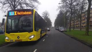 Qbuzz UOV Buslijn 1 Trajectvideo Overvecht  Hoograven [upl. by Arrais771]