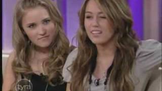 Miley Cyrus Interview At Tyra Banks Show 41009 Part 56 HQ [upl. by Nosylla]