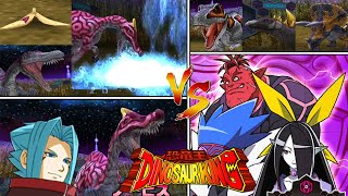 Dinosaur King Awakened  Space Pirates Battle Stage 2 with Alpha Irritator 恐竜王の覚醒 [upl. by Kalam]