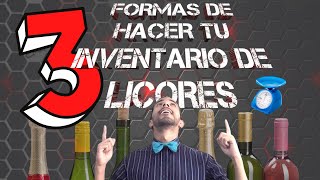 💻COMO hacer INVENTARIO de LICORES y BEBIDAS 💡  MASTERCLASS [upl. by Goodson805]