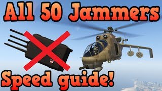 All 50 Signal jammer locations  Realtime speedrun guide  GTA Online [upl. by Nitsua]