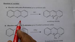 ACRIDINE  Synthesis Reactions and Medicinal uses [upl. by Giliane]