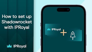 How to Set Up IPRoyal Residential Proxies in Shadowrocket  iOS Tutorial [upl. by Rasecoiluj348]