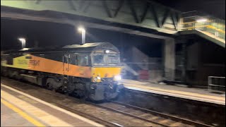 Colas Rail 66 pulls this weeks Autoballaster wagons into Cornwall  Keyham Station  090924 [upl. by Neila]