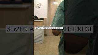 Semen Analysis Checklist  Dr Gaurav Chaudhary  Embryologist in Delhi [upl. by Engvall]