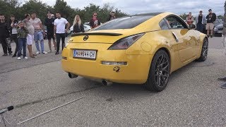 Nissan 350Z LOUD Exhaust Sound  Revs [upl. by Petty]