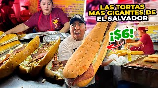 😱PROBANDO las TORTAS más GRANDES de EL SALVADOR son enormes 😰 [upl. by Katya]