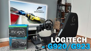 Forza Motorsport with Logitech G920G923  Driving Force Shifter  Does it work [upl. by Jed]