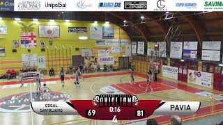 B INTERREGIONALE  COGAL SAVIGLIANO VS BASKET PAVIA [upl. by Callie]