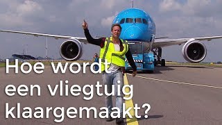 Hoe wordt een vliegtuig klaargemaakt voor vertrek  Het Klokhuis [upl. by Karsten815]