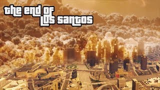 GTA  V The end of los santos  nuclear bomb Rockstar editor movie [upl. by Rey]