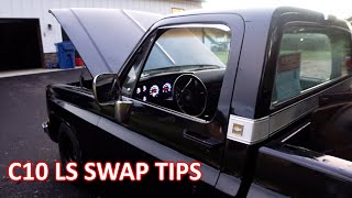 Tips And Tricks I Learned When LS Swapping My C10 Squarebody [upl. by Ide752]