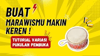 TUTORIAL MARAWIS  PUKULAN JEMBATAN INTRO SEBELUM MASUK KE LAGU [upl. by Skipton]