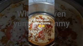 without oven pizza recipe youtubeshorts youtubevideo [upl. by Amery]