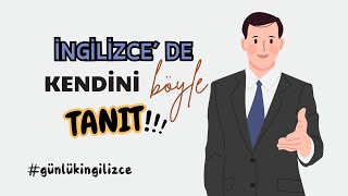 İngilizcede Nasıl Tanışılır  İngilizce Günlük Konuşma Diyalogları 1  Okan ile İngilizce [upl. by Pooh691]