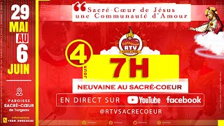 Messe de 7h  4e jour de la neuvaine au SacréCoeur  1er Juin 2024 [upl. by Linnea216]