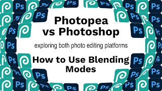 Photopea vs Photoshop Teach Students How to Use the Blending Modes [upl. by Notgnilliw489]