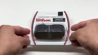 Wilson CushionAire Classic Sponge  Comfort Replacement Grip Easy Warp [upl. by Adnahcir252]