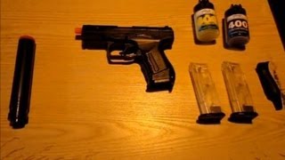 Walther p99 Spring Airsoft Pistol Review [upl. by Elizabet606]