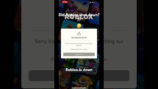 Did Roblox is down today ￼ [upl. by Bashuk]