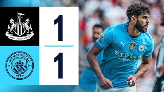 HIGHLIGHTS Newcastle 11 Man City  Gvardiol and Gordon goals ⚽️  Premier League [upl. by Ntsyrk]