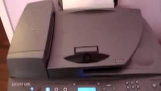 Lexmark X6170 Printer Review [upl. by Kirby903]