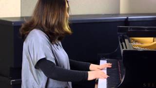 Simone Dinnerstein piano JS Bach Inventions No 1 13 and 10 [upl. by Fuld]