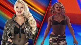 WWE 2K22 Lacey Evans Entrance amp Formula [upl. by Goldia]