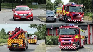 Fire Engine Responds BACK TO STATION  Northants Fire Technical Rescue Response with Lights  Sirens [upl. by Nallid]