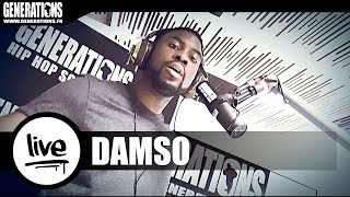 Damso  Peur Dêtre Sobre Live des studios de Generations [upl. by Fritze]