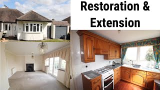 1950s Bungalow Kitchen Extension  Home  House Renovation Restoration [upl. by Janos]