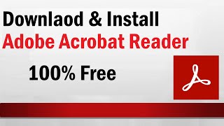 How To Download and Install Adobe Acrobat Reader DC  Download Adobe Acrobat Reader [upl. by Ilario442]