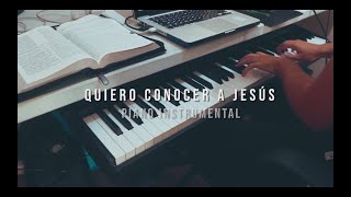 Quiero Conocer a Jesús  Alessando Vilas Boas Piano Instrumental Benja OKington Cover [upl. by Pinette330]