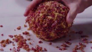 Bacon Cheese Ball Appetizer Recipe [upl. by Valentino]