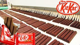 Como se HACE el KIT KAT en las Fábricas  7 Millones de BARRITAS al día [upl. by Rebmik147]