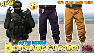 GTA 5 ONLINE  ALL WORKING CLOTHING GLITCHES AFTER PATCH 169  Joggers Noose Outfits amp More [upl. by Gader]