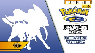 Snoep vs oddlay Semifinals PKMN Crystal Item Randomizer Tournament 2023 [upl. by Lledra664]