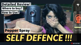 SELF DEFENCE TECHNIQUES  IMPOWER pepper spray review  How to use and where to buy [upl. by Aleirbag]