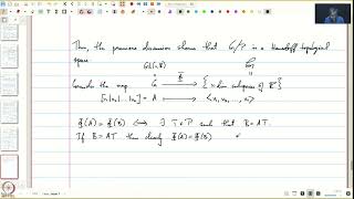 Lecture 34  Part 3 Grassmannian [upl. by Gruchot]