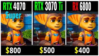 RTX 4070 SUPER vs RX 6800 vs RTX 3070 Ti  Test in 20 games at 1080P 1440P 4K [upl. by Willdon]