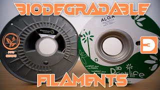 Biodegradable filaments for 3D Printing [upl. by Dyrrej486]