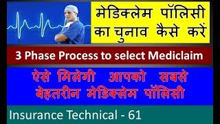 How to select Best Mediclaim Policy for your – 3 Phase Process [upl. by Sivrup]