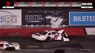 Hickory Motor Speedway crashes 4⧸1⧸23 [upl. by Dede]